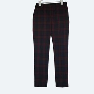 COPY - Reitmans plum purple checked pants size 8